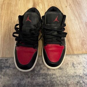 Black and Red Sneakers